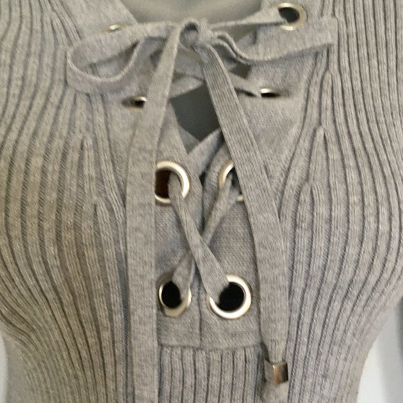 Michael Kors Women's Gray Top Size Small - Picture 2 of 6